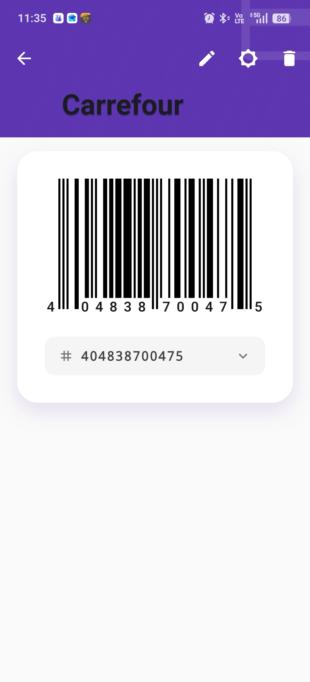 Card Details