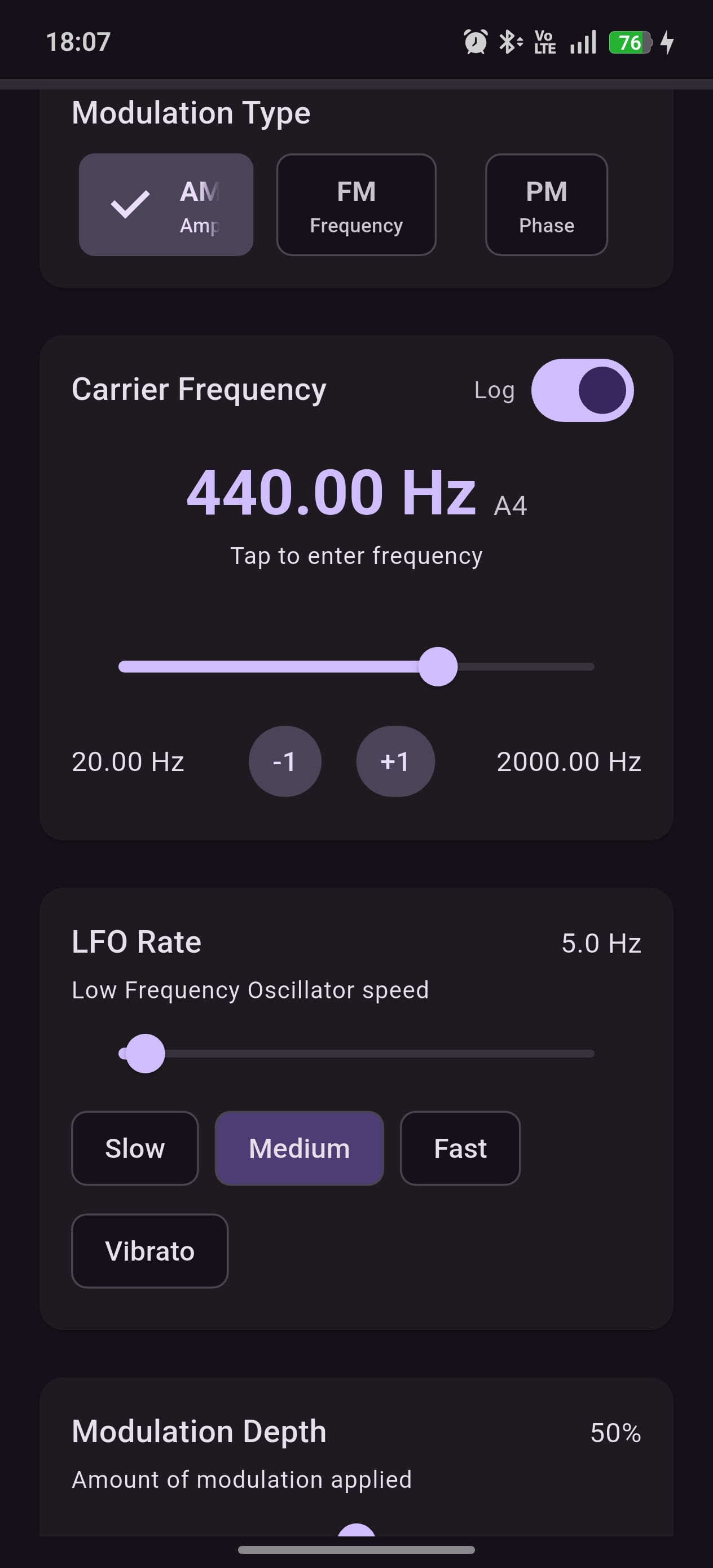 Modulation Mode