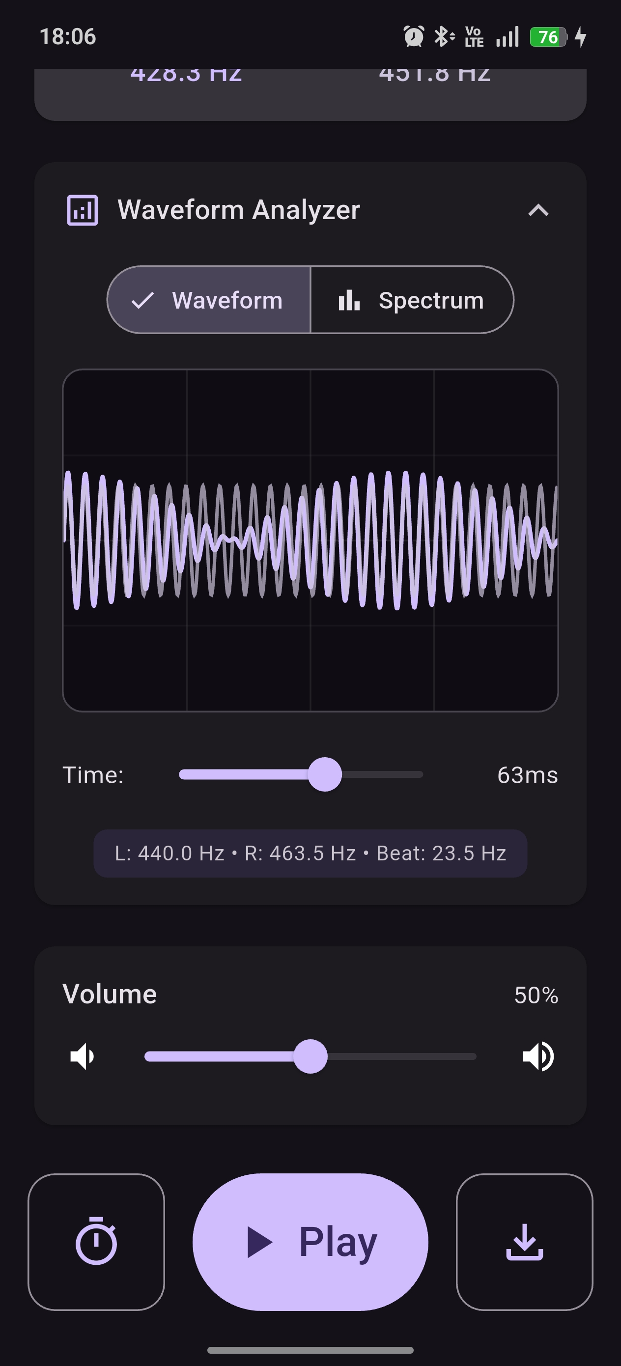 Sweep Mode
